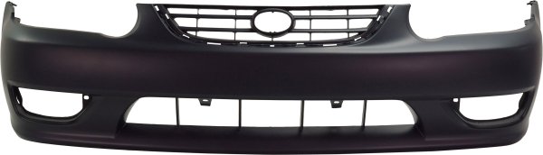 Front Bumper Cover for 2001-2002 Toyota Corolla, Primed (Ready to Paint), Replacement