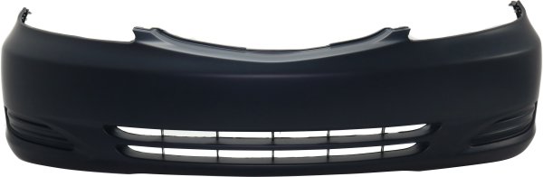 Front Bumper Cover for Toyota Camry 2002-2004, Primed (Ready to Paint), Without Fog Light Holes, LE/XLE Models, For USA Built Vehicle, Replacement