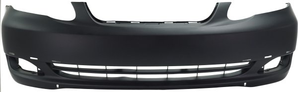 Front Bumper Cover for Toyota Corolla 2005-2008 S/XRS Models, Primed (Ready to Paint), with Spoiler Holes, Replacement