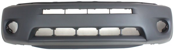 Front Bumper Cover for Toyota RAV4 2004-2005, Primed (Ready to Paint), with Wheel Opening Flare Hole, Replacement