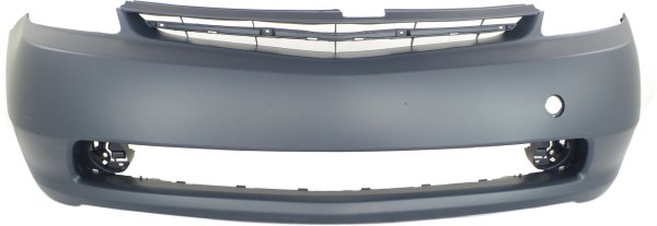 Front Bumper Cover for Toyota Prius 2004-2009, Primed (Ready to Paint), Replacement