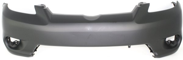 Front Bumper Cover for Toyota Matrix 2005-2008, Primed (Ready to Paint), Suitable for Base, XR and XRS Models Without Spoiler, Replacement
