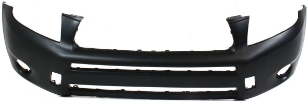 Front Bumper Cover for Toyota RAV4 2006-2008, Primed (Ready to Paint), Base/Limited Models without Bumper Extensions, Replacement