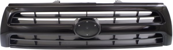 Plastic Grille for Toyota 4Runner 1999-2000, Black Shell/Gray Insert, V6, Replacement