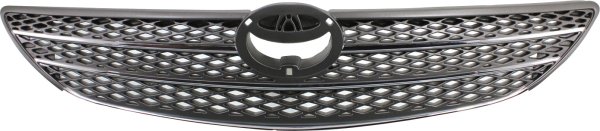 Grille for 2002-2004 Toyota Camry LE/XLE Models, Painted Gray Shell and Insert, without Action Package, Replacement