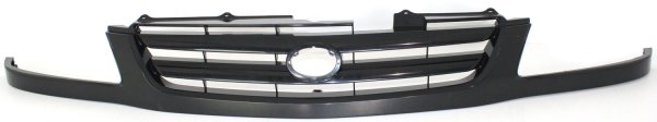 Textured Black Shell and Insert Grille for 2001-2003 Toyota Sienna, Replacement