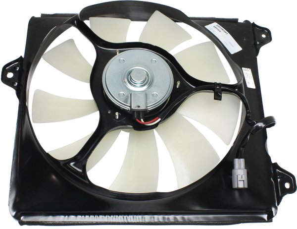 A/C Condenser Fan Shroud Assembly for Toyota Camry 2000-2001/ Lexus ES300 1999-2001, Right (Passenger), 6-Cylinder, Replacement