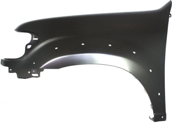 Front Fender for Toyota Tundra 2004, Sequoia 2001-2004, Left (Driver), Primed (Ready to Paint), Double Cab, with Flare Holes, Replacement