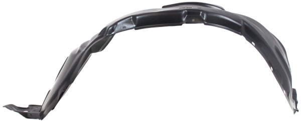 Front Fender Liner for Toyota RAV4 2006-2012, Left (Driver) Side, Plastic, Vacuum Form, Built for North America, without Wheel Opening Flares, Replacement