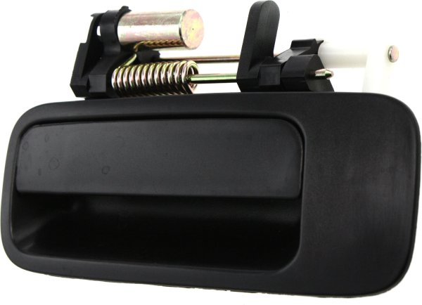 Rear Exterior Door Handle for Toyota Camry/Lexus ES300, Left (Driver), 1997-2001, Smooth Black, Plastic, USA Built, Replacement