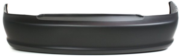 Rear Bumper Cover for ECHO 2003-2005 Sedan/Coupe, Primed (Ready to Paint), Without Spoiler Holes, Replacement
