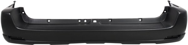 Rear Bumper Cover for Toyota Sequoia 2001-2004, Primed (Ready to Paint), without Wheel Opening Flares, Replacement