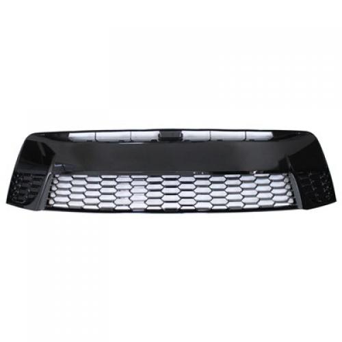Front Bumper Grille for Toyota Sienna SE Model (2018-2020), Black, Without Around View Monitor, Replacement