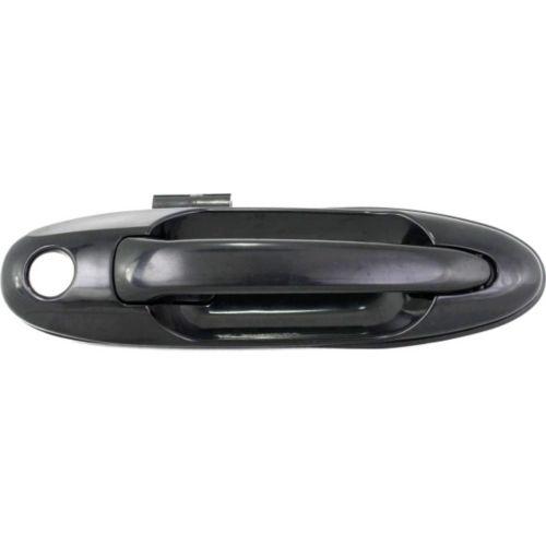 Right (Passenger) Front Outer Door Handle for 2000 - 2007 Toyota Sequoia, Smooth Black; OEM Code 202 Replacement with Part Number: 6921034050C0