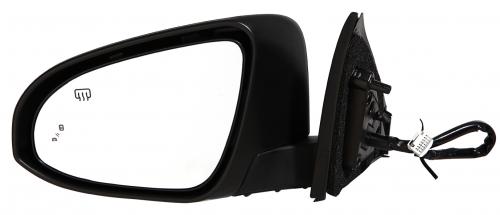 Left (Driver) Outside Side View Mirror Assembly for 2013 - 2018 Toyota Avalon with Blind Spot Detection, Non-Electrochromic, Signal Light, Memory, Primed to Match Cover, Replacement