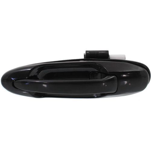 Outer Rear Left (Driver) Door Handle for 2001 - 2007 Toyota Sequoia, Black (Code 202), Smooth, OEM (OEM): 6924034020C0, Replacement