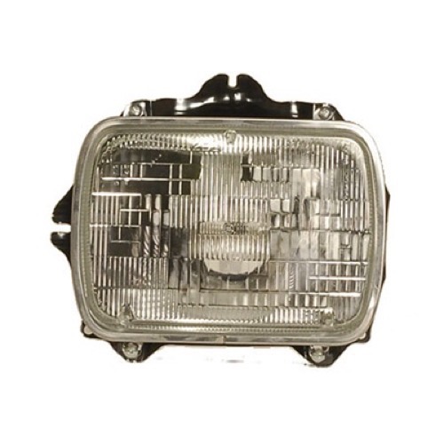 Left (Driver) Headlight Assembly Sealed Beam for 1984 - 1995 Toyota Pickup, Front Headlight Assembly Replacement Housing / Lens / Cover on Left (Driver) Side, Excludes Halogen, OEM (OEM): 8115080361, Replacement