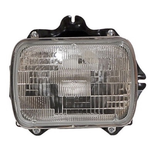 Right (Passenger) Headlight Assembly for 1984 - 1995 Toyota Pickup Front Replacement Housing / Lens / Cover - Sealed Beam, excluding Halogen; 8111080367, Replacement
