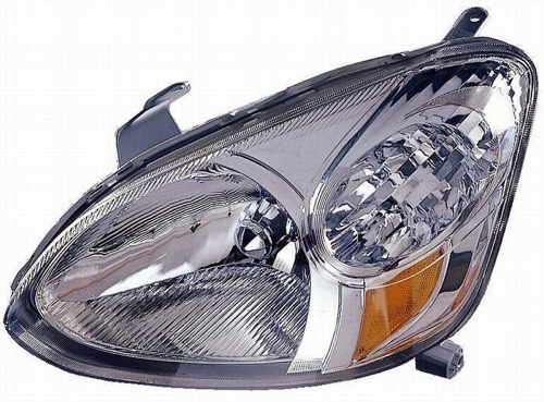 Left (Driver) Headlight Lens/Housing for 2003 - 2005 Toyota Echo, Front Headlight Assembly Replacement Housing/Lens/Cover, 8117052300, Replacement