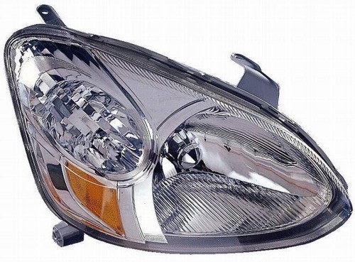 Right (Passenger) Headlight Lens/Housing for 2003 - 2005 Toyota Echo, Front Headlight Assembly Replacement Housing / Lens / Cover,  8113052300, Replacement