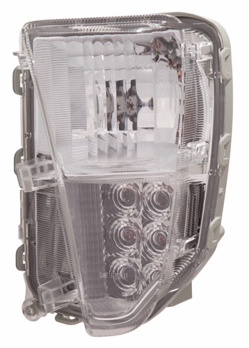 Front Left (Driver) Turn Signal Light Assembly for 2012 - 2015 Toyota Prius, LED, OEM 8152147060, Replacement Lens Cover