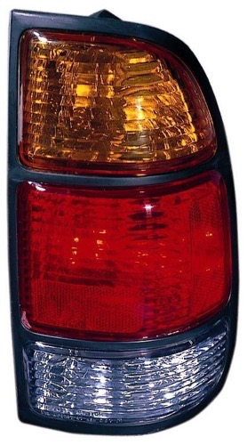 Left (Driver) Tail Light Lens/Housing for 2000 - 2006 Toyota Tundra, Rear Tail Light Assembly Replacement Housing / Lens / Cover, Standard Cab Pickup + Extended Cab Pickup,  815610C010, Replacement