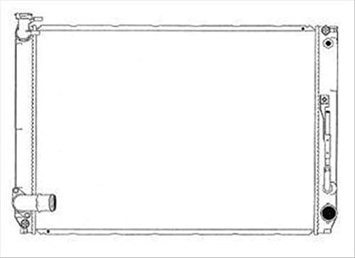 Radiator Assembly for 2007 - 2010 Toyota Sienna,  160410P201, Replacement