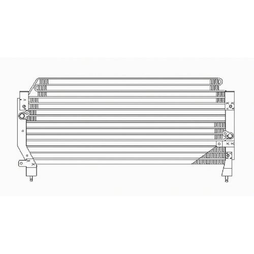 A/C Condenser for 1993 - 1998 Toyota T100,  8846034020, Replacement