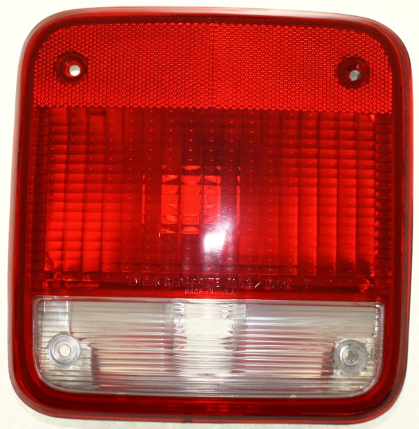 Tail Light Lens and Housing for Chevrolet G-Series Van 1985-1996, Left (Driver) Side, Replacement