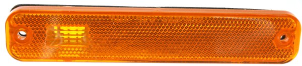 Front Side Marker Light for Ford Econoline Van 1975-1991, Right (Passenger) Equals Left (Driver), Lens and Housing, On Fender, Replacement