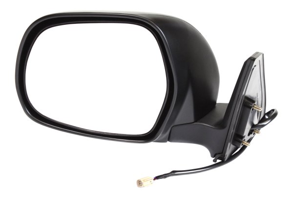 Power Mirror for Toyota 4Runner 2003-2009, Left (Driver), Manual Folding, Heated, Textured, without Auto-Dimming, Blind Spot Detection, Memory, and Signal Light, Replacement