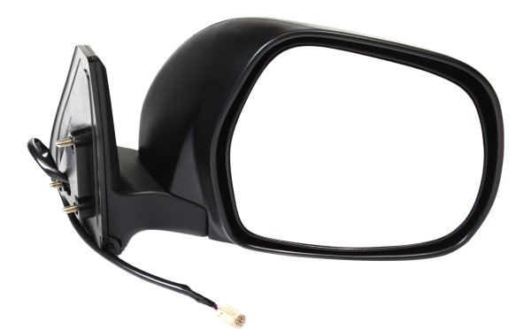 Right (Passenger) Power Mirror for Toyota 4RUNNER 2003-2009, Manual Folding, Heated, Textured, without Auto-Dimming, Blind Spot Detection, Memory, and Signal Light, Replacement
