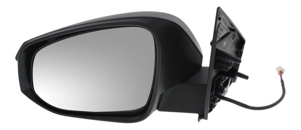Power Mirror for 2013-2015 Toyota RAV4, Left (Driver) Side, Manual Folding, Non-Heated, Textured, without Blind Spot Detection and Signal Light, Excludes EV Model, Compatible with Japan/North America Built Vehicle, To November 2014, Replacement