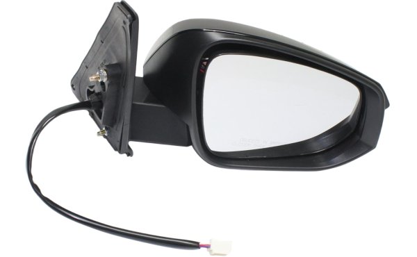 Power Mirror for Toyota 4Runner 2014-2018, Right (Passenger) Side, Manual Folding, Heated, Paintable, with Puddle Light and Signal Light, without Auto-Dimming, Replacement