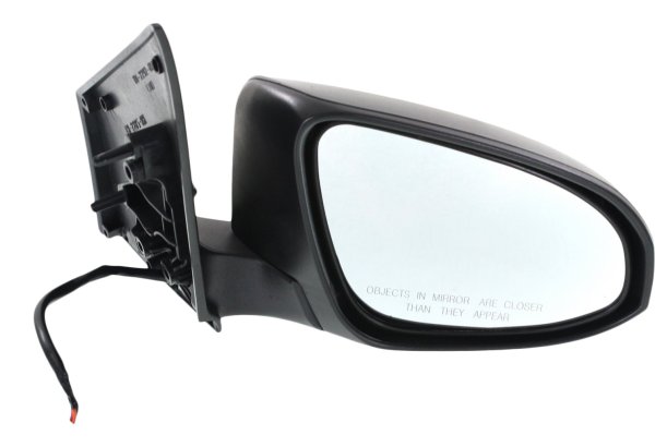 Power Mirror for Toyota Corolla 2014-2019, Right (Passenger), Manual Folding, Heated, Paintable, Without Auto Dimming, Blind Spot Detection, Memory & Signal Light, Replacement