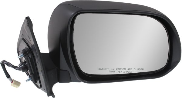 Power Mirror for Toyota Tacoma 2012-2015, Right (Passenger) Side, Manual Folding, Non-Heated, Textured, without Signal Light, Replacement