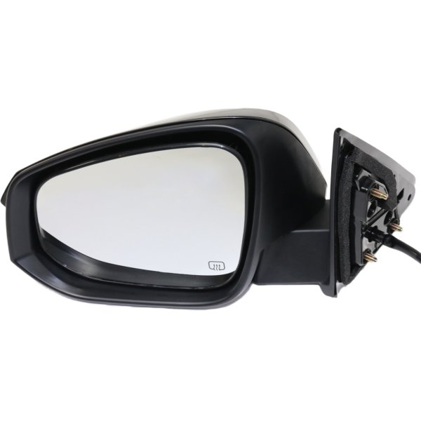 Power Mirror for Toyota Highlander 2014-2018, Left (Driver), Manual Folding, Heated, Paintable, with Signal Light, without Blind Spot Detection and Memory, For Hybrid Models 2014-2017, Replacement