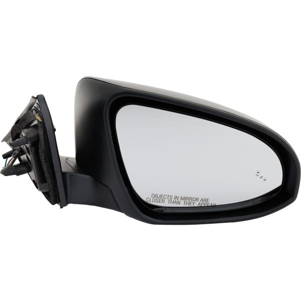 Power Mirror for Toyota Camry 2012-2014, Right (Passenger), Manual Folding, Heated, Paintable, with Blind Spot Detection in Glass, without Auto Dimming, Memory, and Signal Light, Replacement