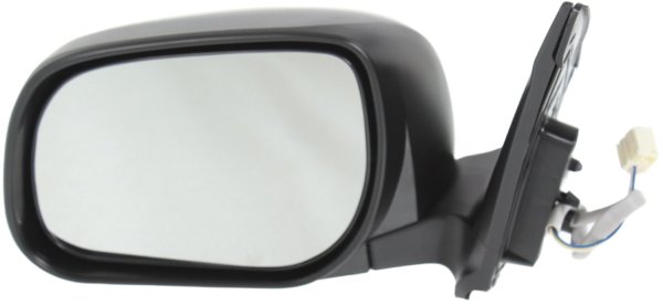 Power Mirror for Toyota RAV4 2009-2012, Left (Driver) Side, Manual Folding, Non-Heated, Textured, w/o Signal Light, for North America Built Vehicle, Replacement