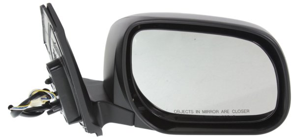 Power Mirror for Toyota RAV4 2009-2012, Right (Passenger) Side, Manual Folding, Non-Heated, Textured, without Signal Light, for North America Built Vehicle, Replacement