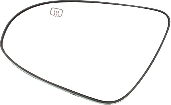 Heated Mirror Glass for Toyota Avalon 2013-2018, Left (Driver), with Backing Plate, without Signal Light and Blind Spot Detection, Replacement