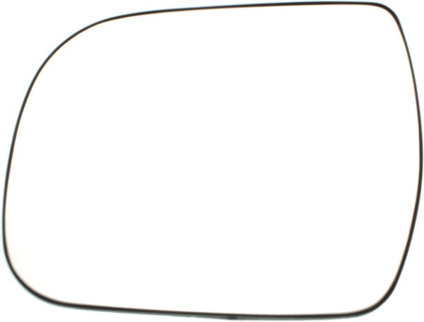 Mirror Glass for Toyota Sienna 2011-2014, Left (Driver), Heated, without Blind Spot Detection, with Backing Plate, Replacement