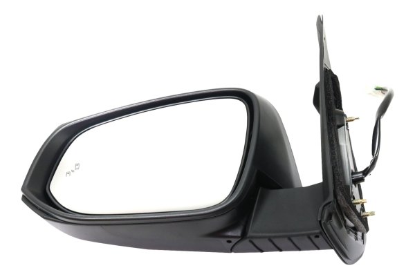 Power Folding Heated Mirror for Toyota Tacoma 2016-2023, Left (Driver), Paintable, w/ Blind Spot Detection and Signal Light, w/o Camera Hole, Replacement