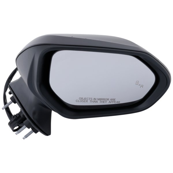 Mirror for Toyota Avalon 2019-2022, Right (Passenger) Side, Power, Manual Folding, Heated, Paintable, with BSD in Glass & In-housing Signal Light, Without Auto Dimming & Memory, Replacement