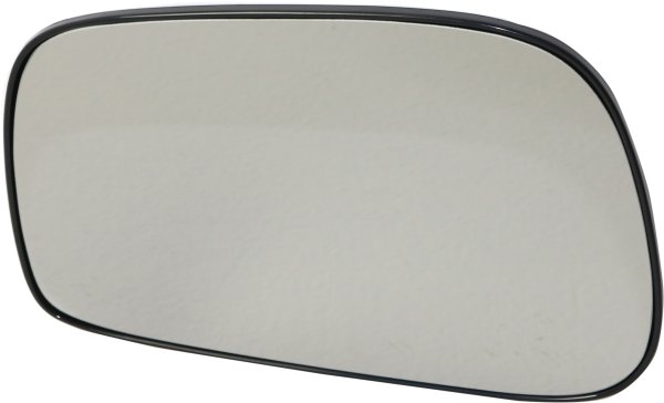 Mirror Glass for Toyota Corolla/Matrix 2003-2008, Left (Driver), Non-Heated, with Backing Plate, Replacement