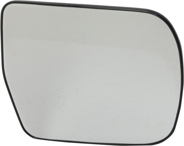 Mirror Glass for Toyota Highlander 2001-2007, Left (Driver), Non-Heated, with Backing Plate, Replacement