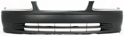Front Bumper Cover for Toyota Camry 2000-2001, Primed (Ready to Paint), Replacement