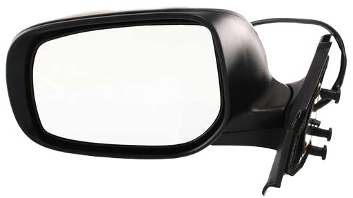 Power Mirror for Toyota Yaris 2007-2011, Left (Driver), Manual Folding, Non-Heated, Paintable, Hatchback, Replacement
