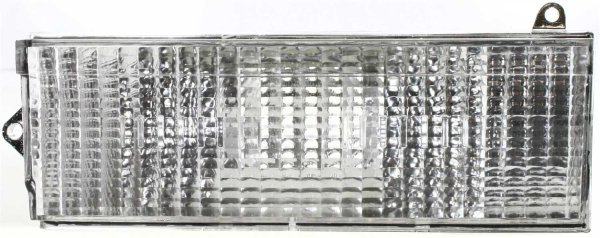 Signal Light for 1984-1996 Jeep Cherokee, Left (Driver) Side, Lens and Housing, Located Below Headlamp, Replacement