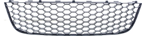 Front Bumper Grille, Center, Primed (Ready to Paint) for Volkswagen Golf 2006, GTI/Rabbit 2006-2009, Replacement